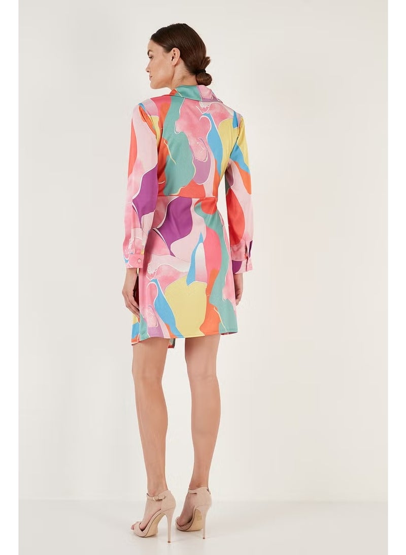 Lela Abstract Print Dress - Image 5